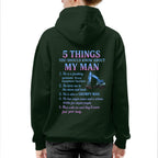 5 Things About My Man - Heavy Equipment Operator Funny T-Shirt, Hoodie & More - grunx260804-0005