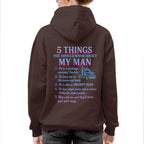 5 Things You Should Know About My Trucker - Funny Quote T-Shirt, Hoodie & More - grunx260804-0036