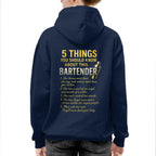 5 Things You Should Know About This Bartender - Funny Quote T-Shirt, Hoodie & More - grunx260804-0038