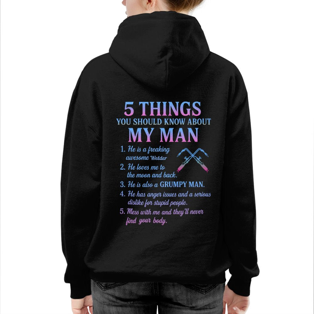 5 Things You Should Know - Welder Quote T-Shirt Hoodie & More - grunx260804-0052