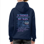 5 Things You Should Know About My Man - Firefighter Funny T-Shirt Hoodie & More - grunx260804-0027