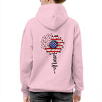 American Flag Flower Nurse Apparel - Patriotic Heart T-Shirt, Hoodie & More - grunx260804-0148