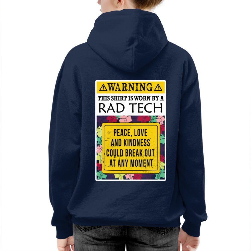 Warning Peace Love - Rad Tech Kindness Shirt T-Shirt Hoodie & More - grunx260804-0194