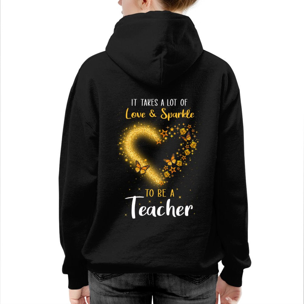 Love And Sparkle - Glitter Heart Teacher Quote T-Shirt, Hoodie & More - grunx260804-0170