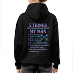 5 Things About My Man - Funny Mechanic T-Shirt, Hoodie & More - grunx260804-0004