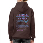 5 Things About My Machinist Man - Funny Love Quote T-Shirt, Hoodie & More - grunx260804-0002