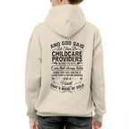 And God Said Childcare Providers Made Of Gold - Appreciation T-Shirt, Hoodie & More - grunx260804-0163