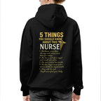 5 Things You Should Know About This Nurse - Funny Quote T-Shirt, Hoodie & More - grunx260804-0040