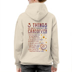 5 Things Caregiver Warning Apparel - Funny Quote T-Shirt, Hoodie & More - grunx260804-0018