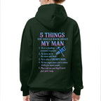 5 Things About My Man - Funny Carpenter T-Shirt, Hoodie & More - grunx260804-0003