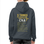 5 Things You Should Know About This CNA - Funny Quote T-Shirt, Hoodie & More - grunx260804-0039
