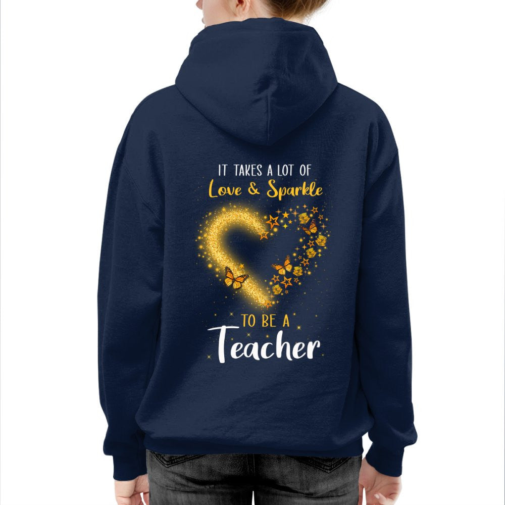 Love And Sparkle - Glitter Heart Teacher Quote T-Shirt, Hoodie & More - grunx260804-0170