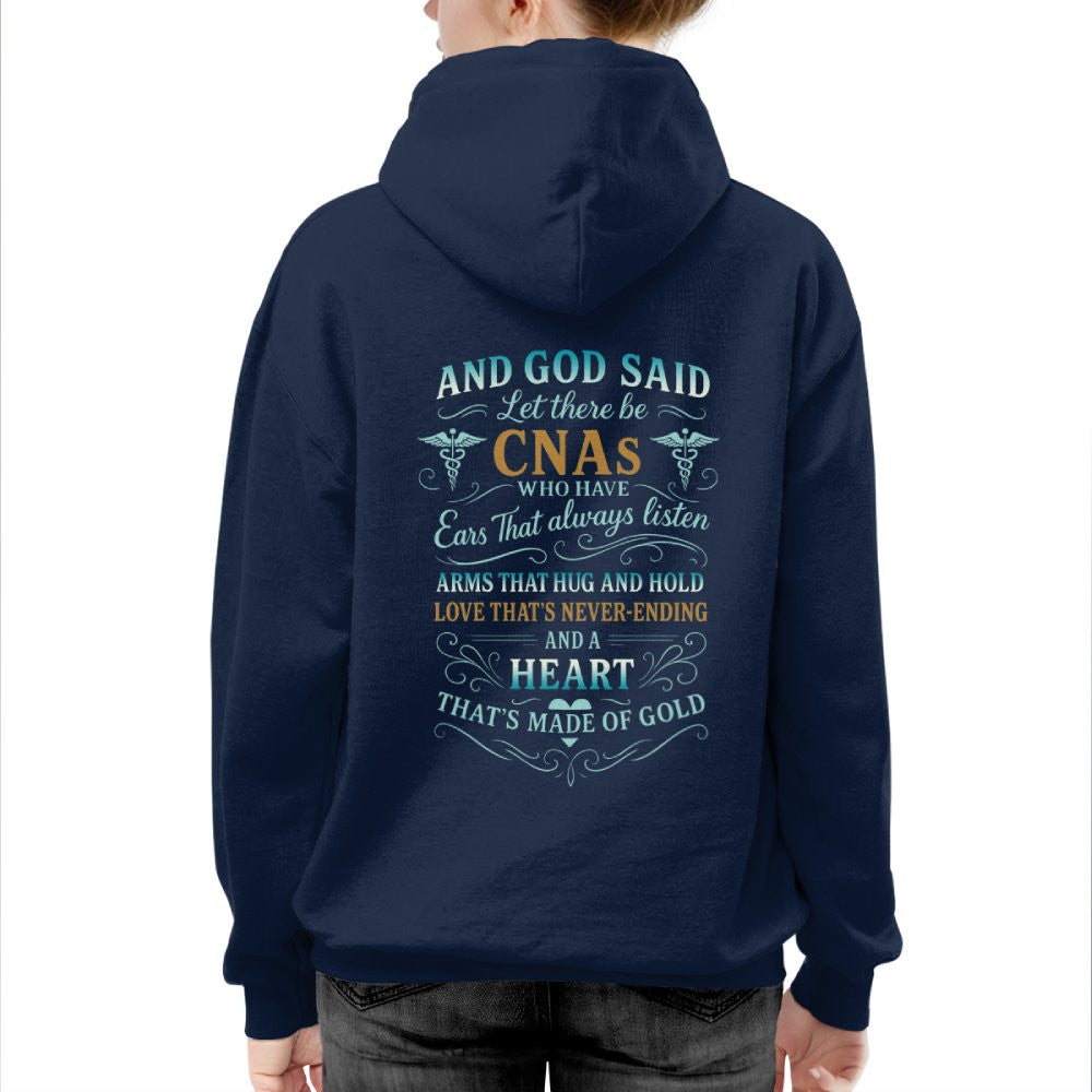 And God Said CNAs Heart Made of Gold T-Shirt, Hoodie & More - grunx260804-0164