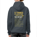 5 Things You Should Know About This Nurse - Funny Quote T-Shirt, Hoodie & More - grunx260804-0040