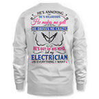 Awesome Electrician's Lady-T-Shirt - grunx260804-0067