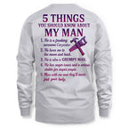 5 Things You Should Know - Carpenter Wife Funny T-Shirt, Hoodie & More - grunx260804-0041