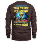 Always Be Nice Tow Truck Operator Apparel - Funny Skull T-Shirt Hoodie & More - grunx260804-0118
