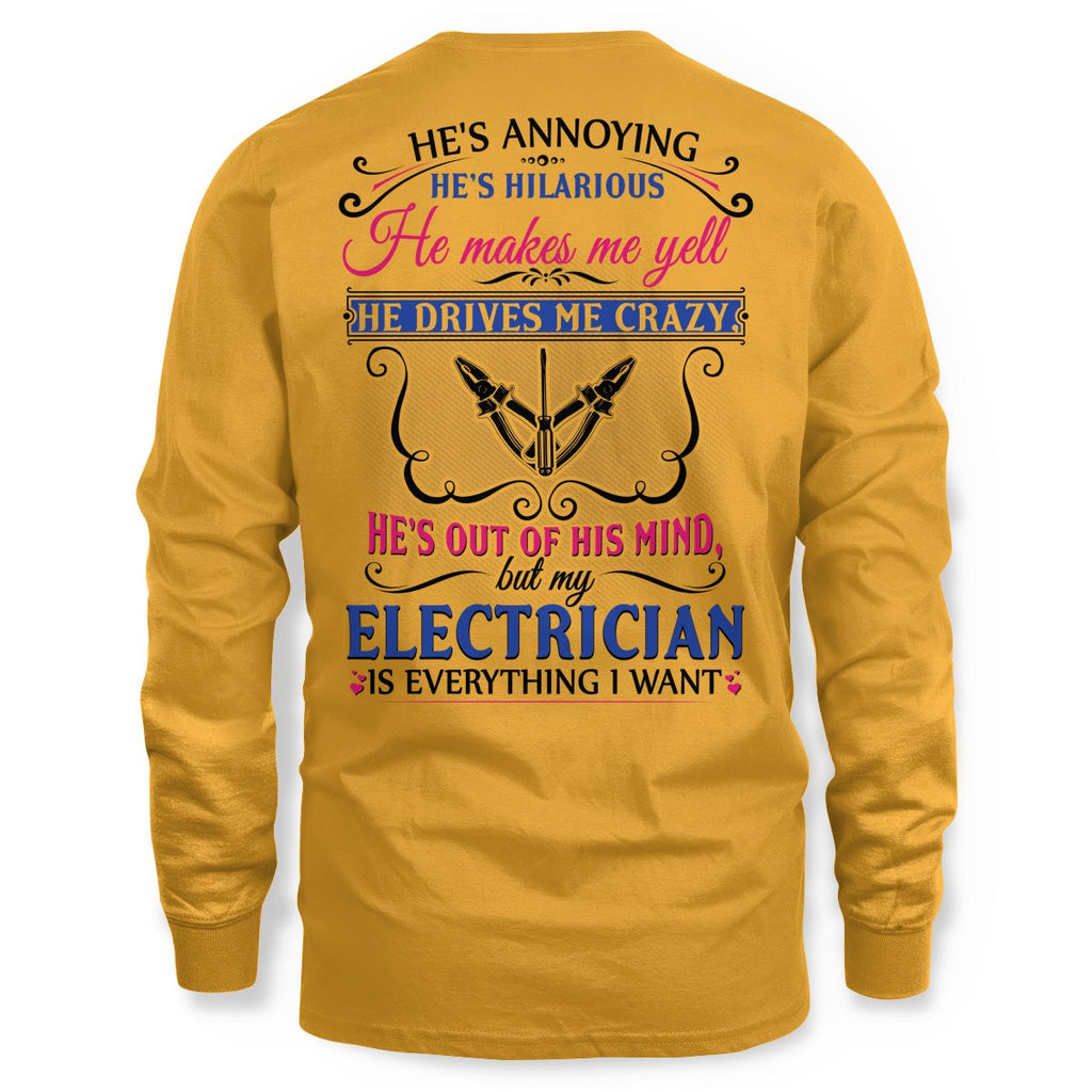 Awesome Electrician's Lady-T-Shirt - grunx260804-0067
