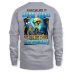 Always Be Nice HVAC Tech Apparel - Funny Skull T-Shirt, Hoodie & More - grunx260804-0099