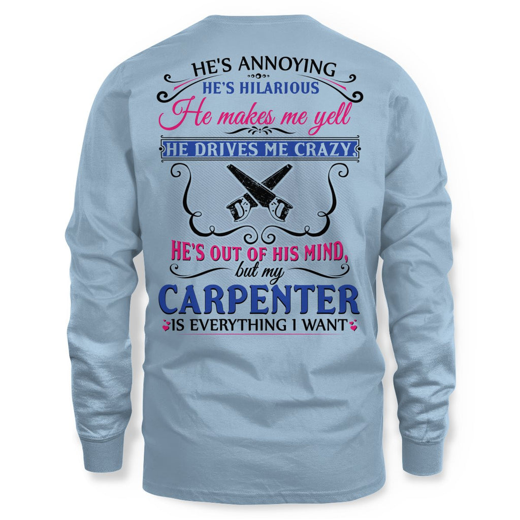 Awesome Carpenter's Lady-T-Shirt-#M110225HILLA5BCARPZ6