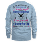 Awesome Carpenter's Lady-T-Shirt-#M110225HILLA5BCARPZ6