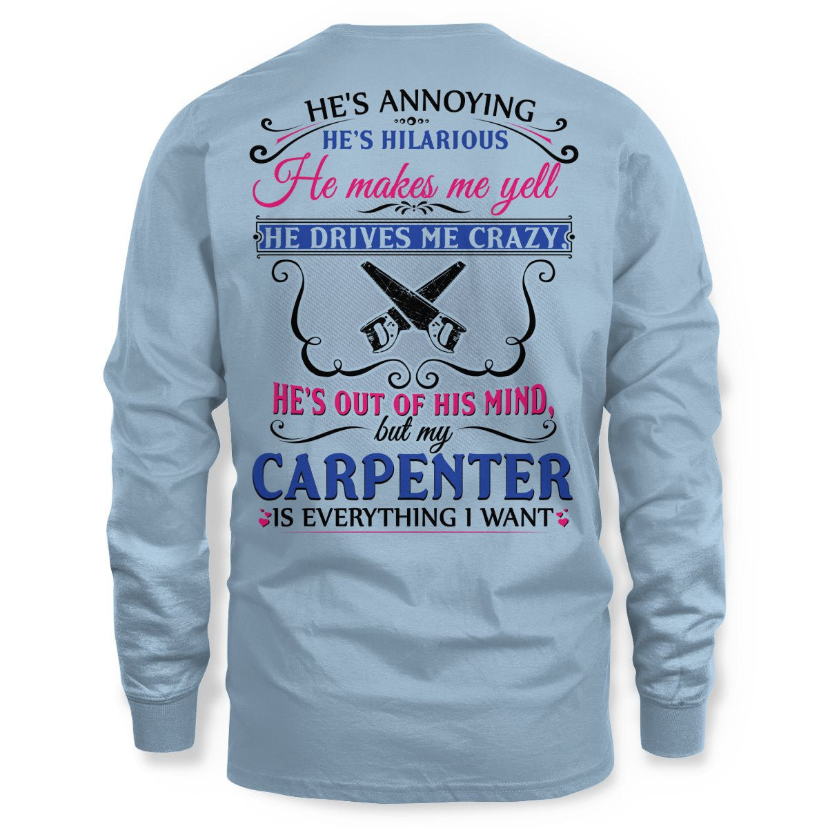 Awesome Carpenter's Lady-T-Shirt-#M110225HILLA5BCARPZ6