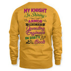 My Knight In Dirty Boots - Operating Engineer Love T-Shirt Hoodie & More - grunx260804-0202