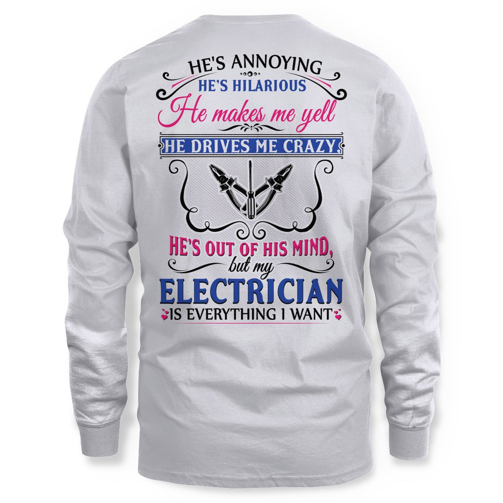 Awesome Electrician's Lady-T-Shirt - grunx260804-0067