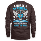 A Nurse's Strength Apparel - Heartfelt Nursing T-Shirt, Hoodie & More - grunx260804-0064