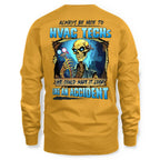 Always Be Nice HVAC Tech Apparel - Funny Skull T-Shirt, Hoodie & More - grunx260804-0099