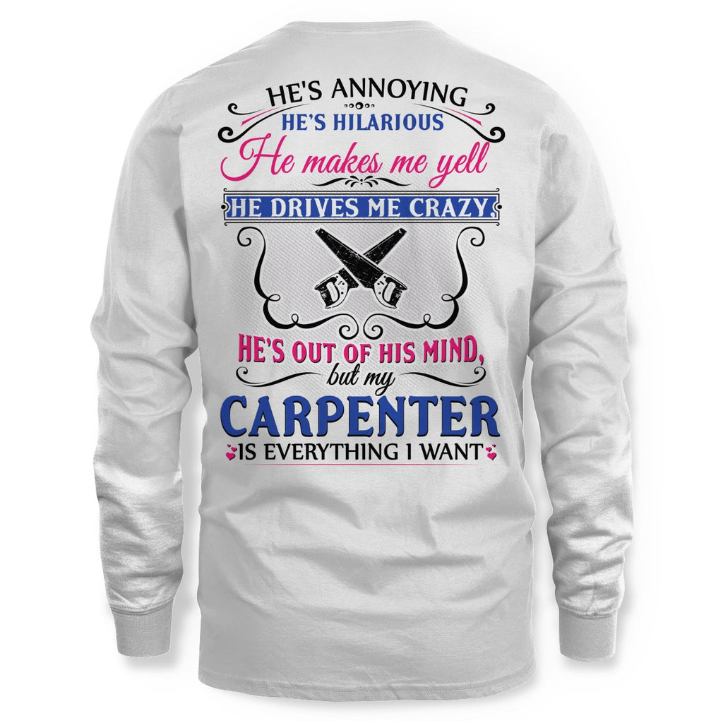 Awesome Carpenter's Lady-T-Shirt-#M110225HILLA5BCARPZ6