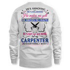 Awesome Carpenter's Lady-T-Shirt-#M110225HILLA5BCARPZ6