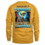 Always Be Nice Plumbers Apparel - Funny Skull T-Shirt, Hoodie & More - grunx260804-0102