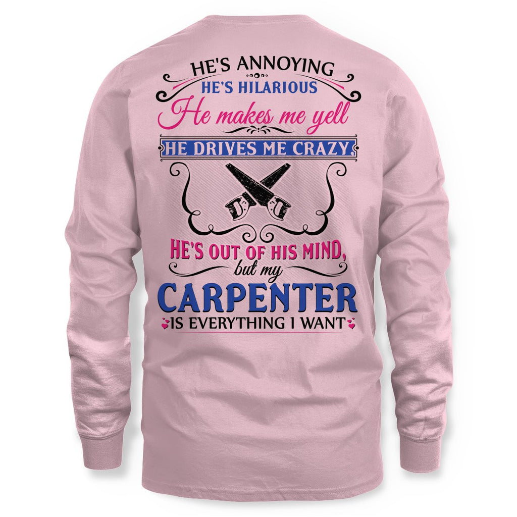 Awesome Carpenter's Lady-T-Shirt-#M110225HILLA5BCARPZ6