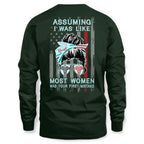 Assuming I Was Like Most Women Nurse Apparel - Bold T-Shirt Hoodie & More - grunx260804-0225