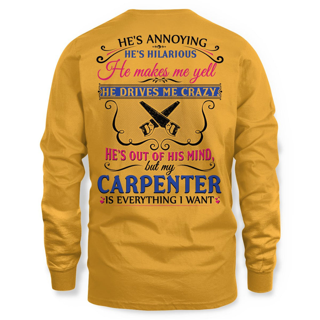 Awesome Carpenter's Lady-T-Shirt-#M110225HILLA5BCARPZ6