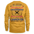 Awesome Carpenter's Lady-T-Shirt-#M110225HILLA5BCARPZ6