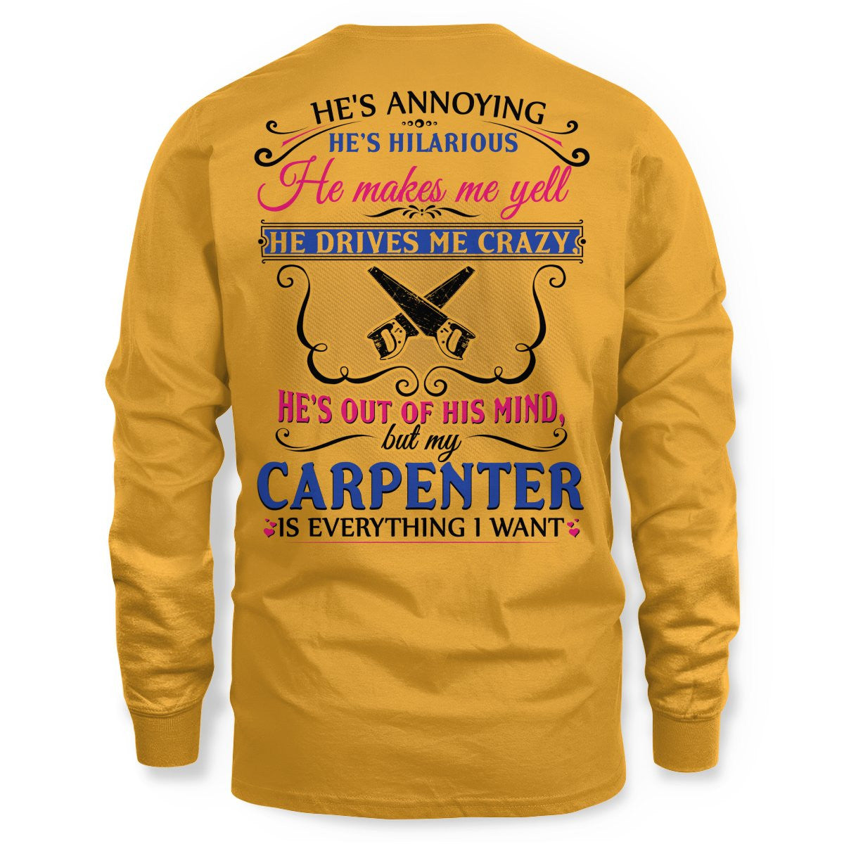 Awesome Carpenter's Lady-T-Shirt-#M110225HILLA5BCARPZ6