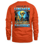 Always Be Nice Linemen Apparel - Funny Skull T-Shirt, Hoodie & More - grunx260804-0100