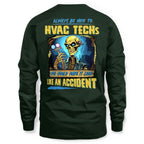 Always Be Nice HVAC Tech Apparel - Funny Skeleton T-Shirt Hoodie & More - grunx260804-0098