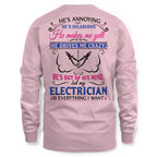 Awesome Electrician's Lady-T-Shirt - grunx260804-0067
