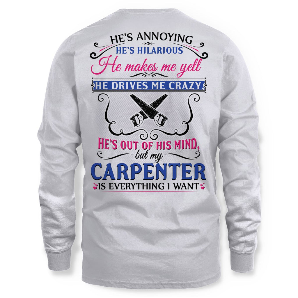 Awesome Carpenter's Lady-T-Shirt-#M110225HILLA5BCARPZ6