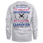 Awesome Carpenter's Lady-T-Shirt-#M110225HILLA5BCARPZ6