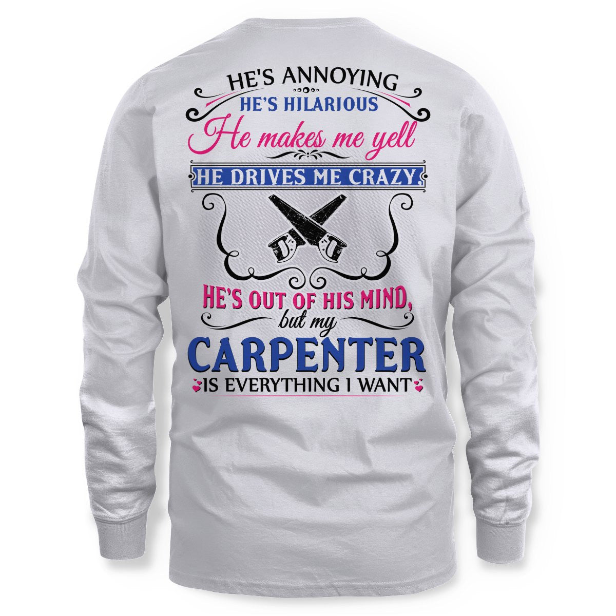 Awesome Carpenter's Lady-T-Shirt-#M110225HILLA5BCARPZ6