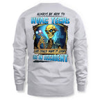 Always Be Nice HVAC Tech Apparel - Funny Skull T-Shirt, Hoodie & More - grunx260804-0099