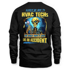Always Be Nice HVAC Tech Apparel - Funny Skeleton T-Shirt Hoodie & More - grunx260804-0098