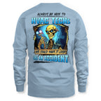 Always Be Nice HVAC Tech Apparel - Funny Skull T-Shirt, Hoodie & More - grunx260804-0099