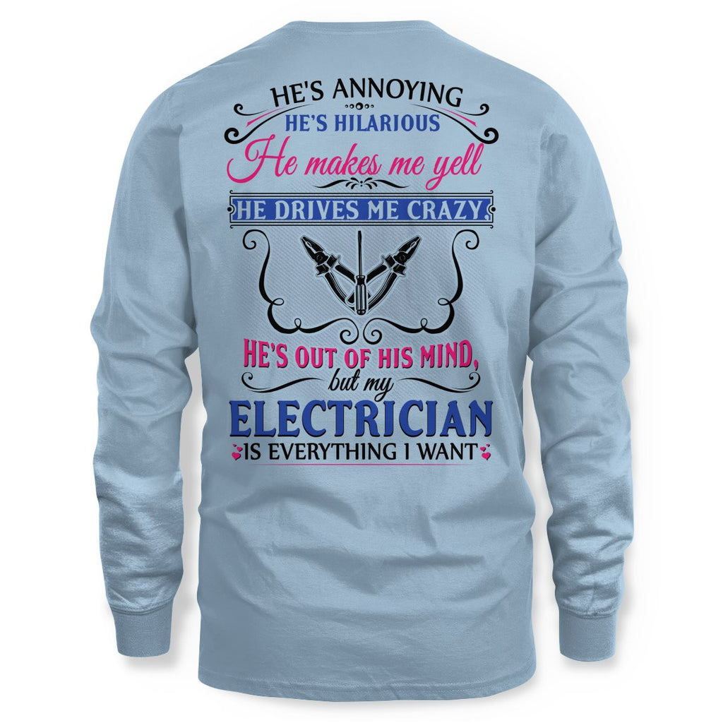 Awesome Electrician's Lady-T-Shirt - grunx260804-0067