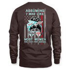Assuming I Was Like Most Women Nurse Apparel - Bold T-Shirt Hoodie & More - grunx260804-0225