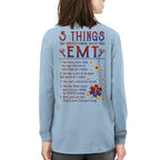 5 Things EMT Warning Apparel - Funny List T-Shirt, Hoodie & More - grunx260804-0019